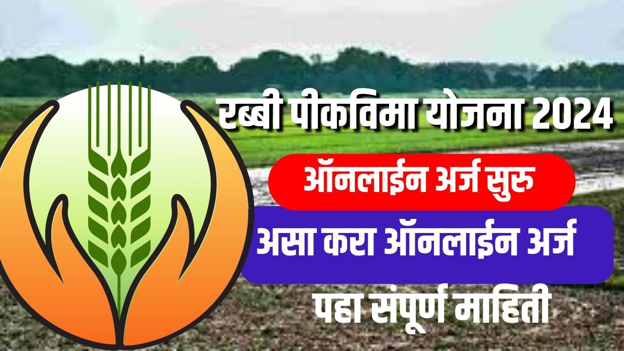 रब्बी पीकविमा ऑनलाईन अर्ज सुरु, असा करा ऑनलाईन अर्ज  Rabbi pik vima